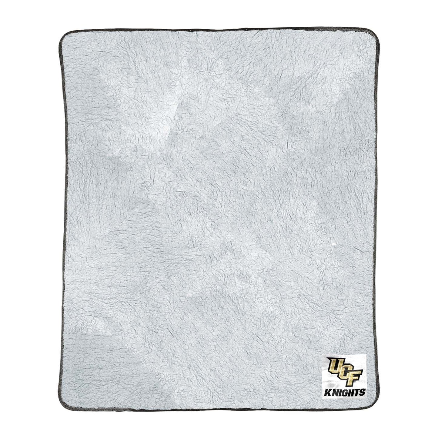 Central Florida Knights NCAA Silk Sherpa College Throw Blanket - Black