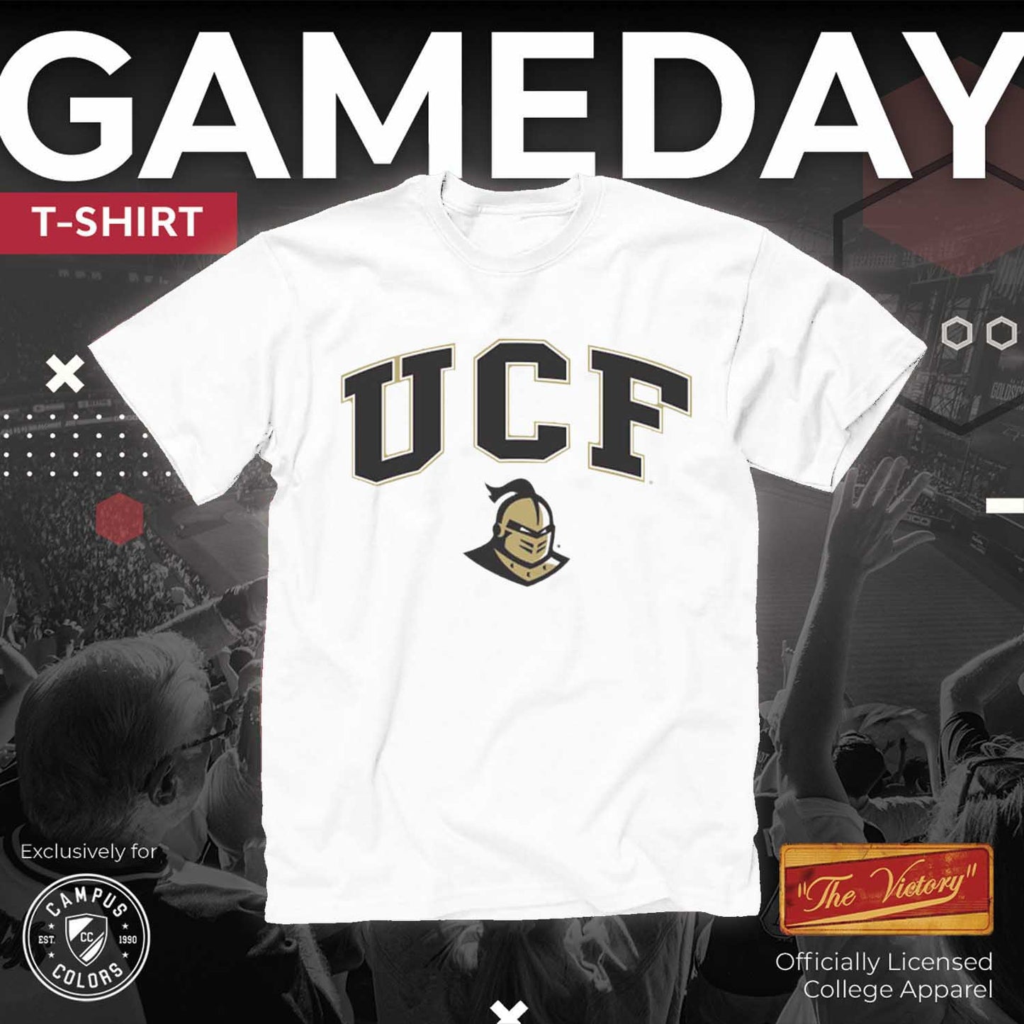 Central Florida Knights NCAA Adult Gameday Cotton T-Shirt - White