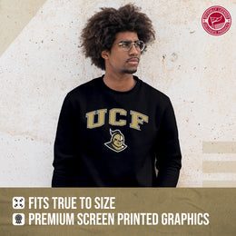 Central Florida Knights Adult Arch & Logo Soft Style Gameday Crewneck Sweatshirt - Black