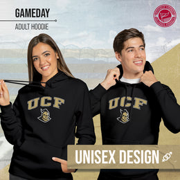 Central Florida Knights Adult Arch & Logo Soft Style Gameday Hooded Sweatshirt - Black