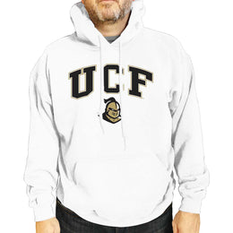 Central Florida Knights Adult Arch & Logo Soft Style Gameday Hooded Sweatshirt - White