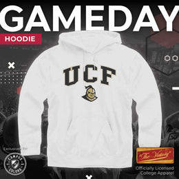 Central Florida Knights Adult Arch & Logo Soft Style Gameday Hooded Sweatshirt - White