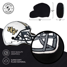 Central Florida Knights NCAA Helmet Super Soft Football Pillow - White