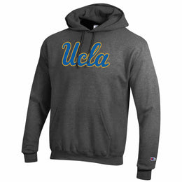 UCLA Bruins Adult Mascot Fleece Hooded Sweatshirt - Charcoal