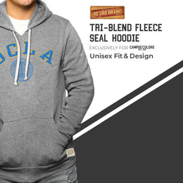 UCLA Bruins College Gray University Seal Hooded Sweatshirt - Gray