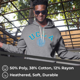 UCLA Bruins College Gray University Seal Hooded Sweatshirt - Gray