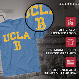 UCLA Bruins NCAA Adult Gameday Cotton T-Shirt - Light Blue