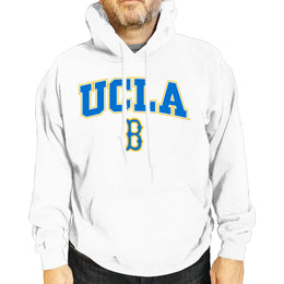 UCLA Bruins Adult Arch & Logo Soft Style Gameday Hooded Sweatshirt - White