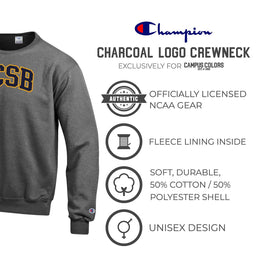 UCSB Gauchos Adult Mascot Fleece Crewneck - Charcoal