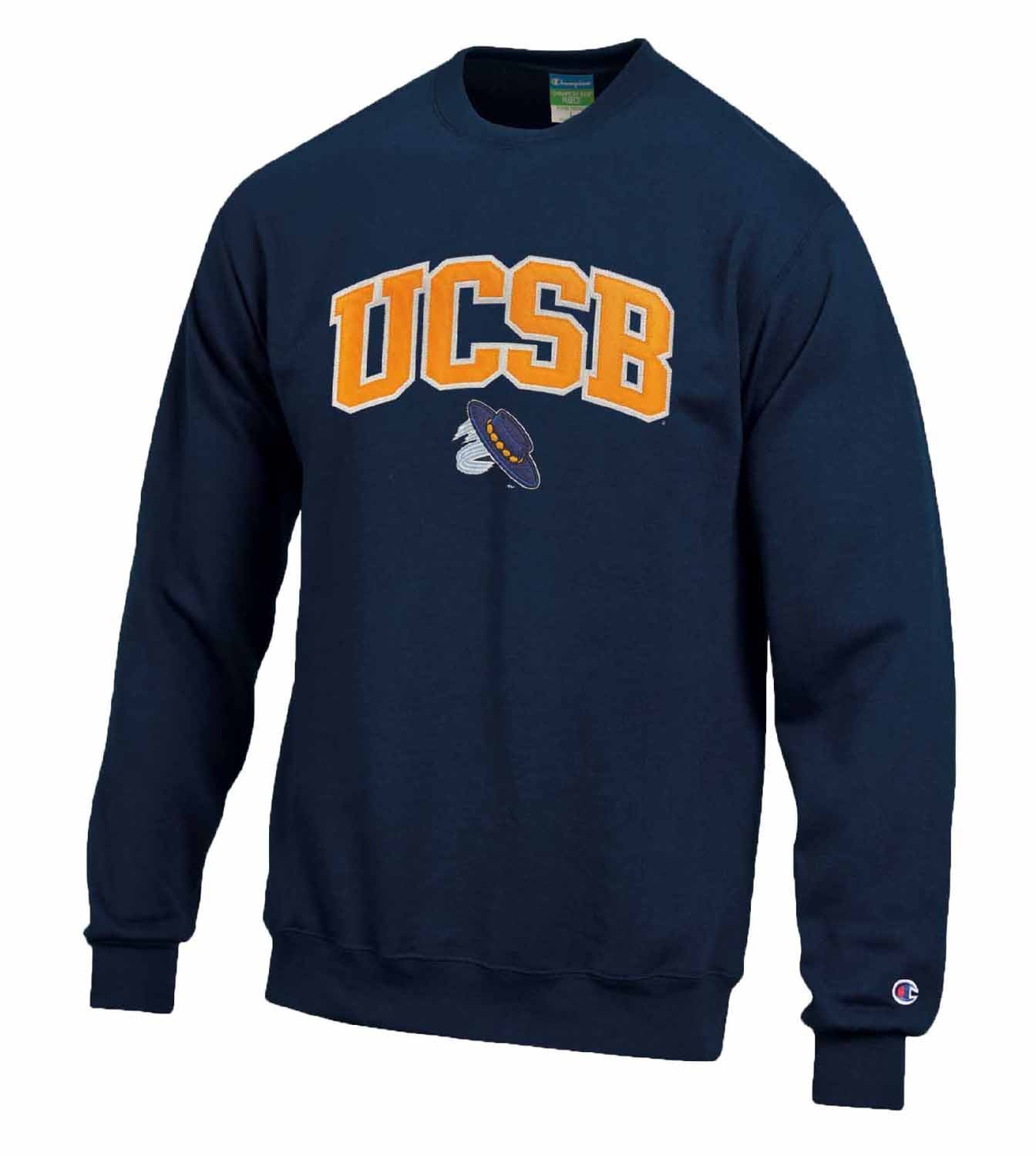 UCSB Gauchos Adult Tackle Twill Crewneck - Navy