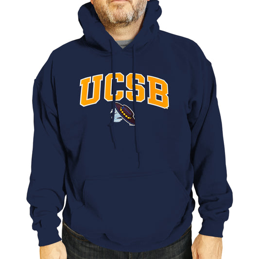 UCSB Gauchos NCAA Adult Tackle Twill Hooded Sweatshirt - Navy