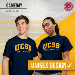 UCSB Gauchos NCAA Adult Gameday Cotton T-Shirt - Navy