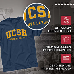 UCSB Gauchos NCAA Adult Gameday Cotton T-Shirt - Navy