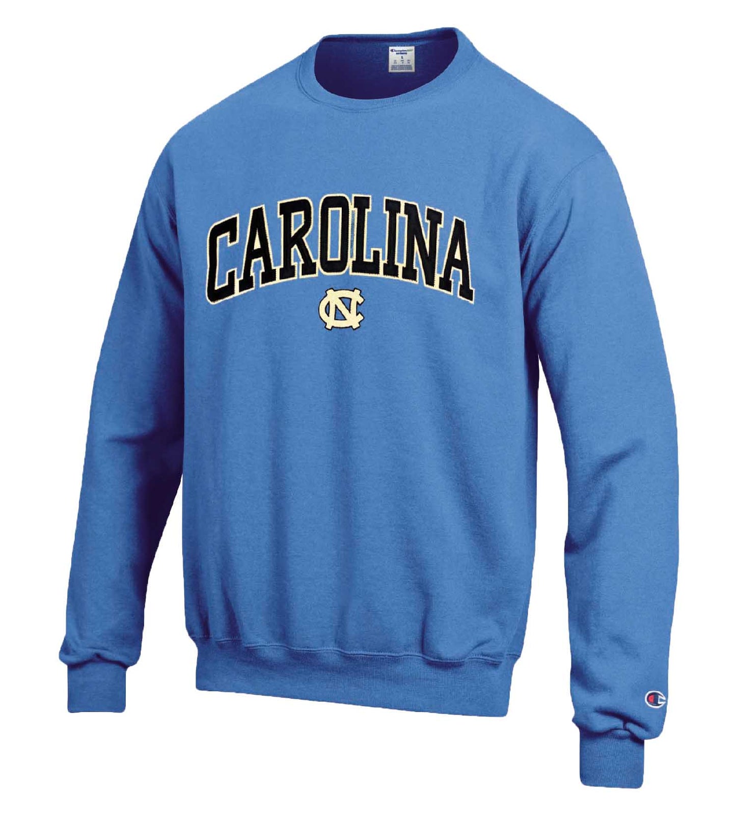 North Carolina Tar Heels Adult Tackle Twill Crewneck - Carolina Blue