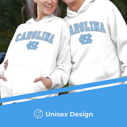 North Carolina Tar Heels Adult Arch & Logo Soft Style Gameday Hooded Sweatshirt - White