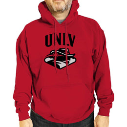 UNLV Rebels Adult Arch & Logo Soft Style Gameday Hooded Sweatshirt - Red