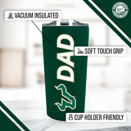 USF Bulls NCAA Stainless Steel Travel Tumbler for Dad - Green