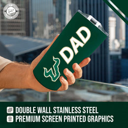 USF Bulls NCAA Stainless Steel Travel Tumbler for Dad - Green
