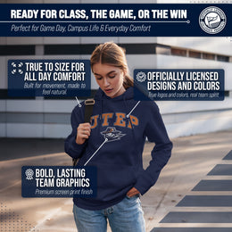 UTEP Miners Adult Arch & Logo Soft Style Gameday Hooded Sweatshirt - Navy