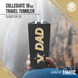 Vanderbilt Commodores NCAA Stainless Steel Travel Tumbler for Dad - Black