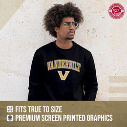 Vanderbilt Commodores Adult Arch & Logo Soft Style Gameday Crewneck Sweatshirt - Black