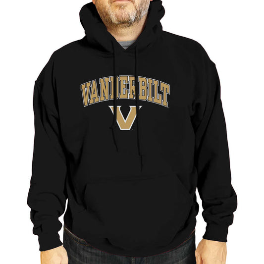 Vanderbilt Commodores Adult Arch & Logo Soft Style Gameday Hooded Sweatshirt - Black
