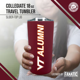 Virginia Tech Hokies NCAA Stainless Steel Travel Tumbler for Alumni - Maroon