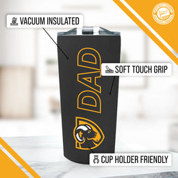 VCU Rams NCAA Stainless Steel Travel Tumbler for Dad - Black