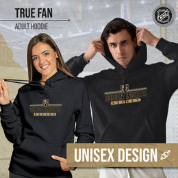 Las Vegas Golden Knights NHL Adult Heather Charcoal True Fan Hooded Sweatshirt Unisex - Charcoal