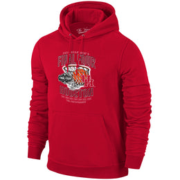 Houston Cougars 2025 NCAA Men's Basketball Tournament Chasing Net Hooded Sweatshirt - Red