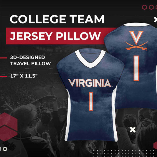 Virginia Cavaliers NCAA Jersey Cloud Pillow - Navy