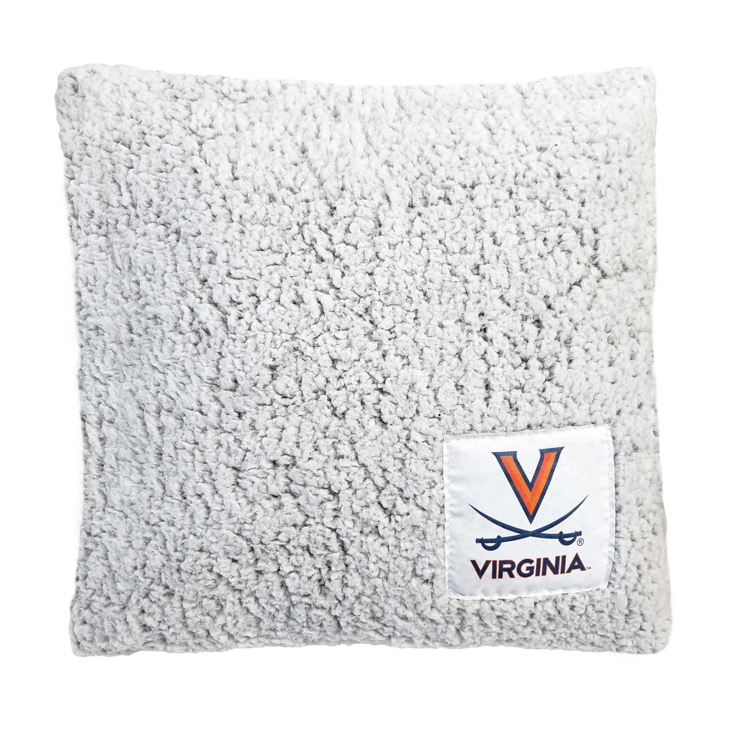 Virginia Cavaliers Two Tone Sherpa Throw Pillow - Team Color