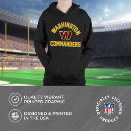 Washington Commanders NFL Youth Gameday Hooded Sweatshirt - Black
