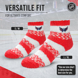 Washington Capitals NHL Unisex Cozy Sleep Socks - Red