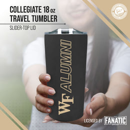 Wake Forest Demon Deacons NCAA Stainless Steel Travel Tumbler for Alumni - Black