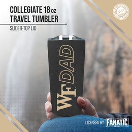 Wake Forest Demon Deacons NCAA Stainless Steel Travel Tumbler for Dad - Black