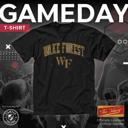 Wake Forest Demon Deacons NCAA Adult Gameday Cotton T-Shirt - Black