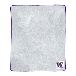 Washington Huskies NCAA Silk Sherpa College Throw Blanket - Purple
