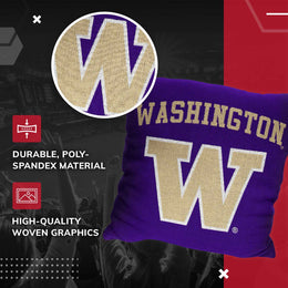 Washington Huskies NCAA Decorative Pillow - Purple