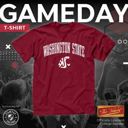 Washington State Cougars NCAA Adult Gameday Cotton T-Shirt - Cardinal