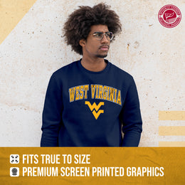 West Virginia Mountaineers Adult Arch & Logo Soft Style Gameday Crewneck Sweatshirt - Navy