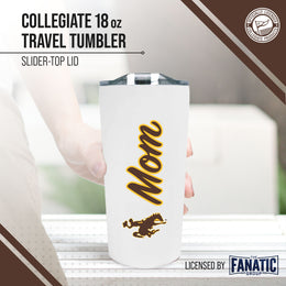 Wyoming Cowboys NCAA Stainless Steel Travel Tumbler for Mom - White