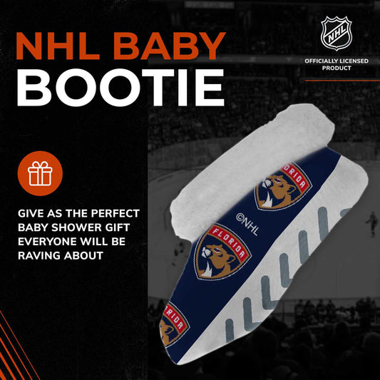 Florida Panthers NHL Baby Booties Infant Boys Girls Cozy Slipper Socks - Navy