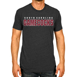 South Carolina Gamecocks Campus Colors NCAA Adult Cotton Blend Charcoal Tagless T-Shirt - Charcoal