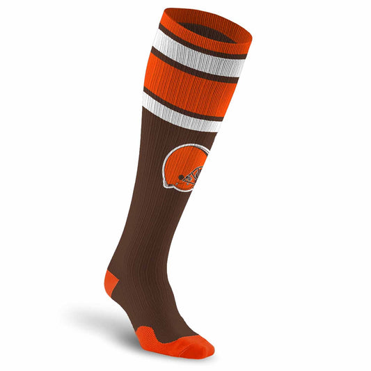 Cleveland Browns NFL Adult Compression Socks - Brown