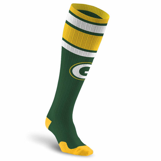 Green Bay Packers NFL Adult Compression Socks - Green