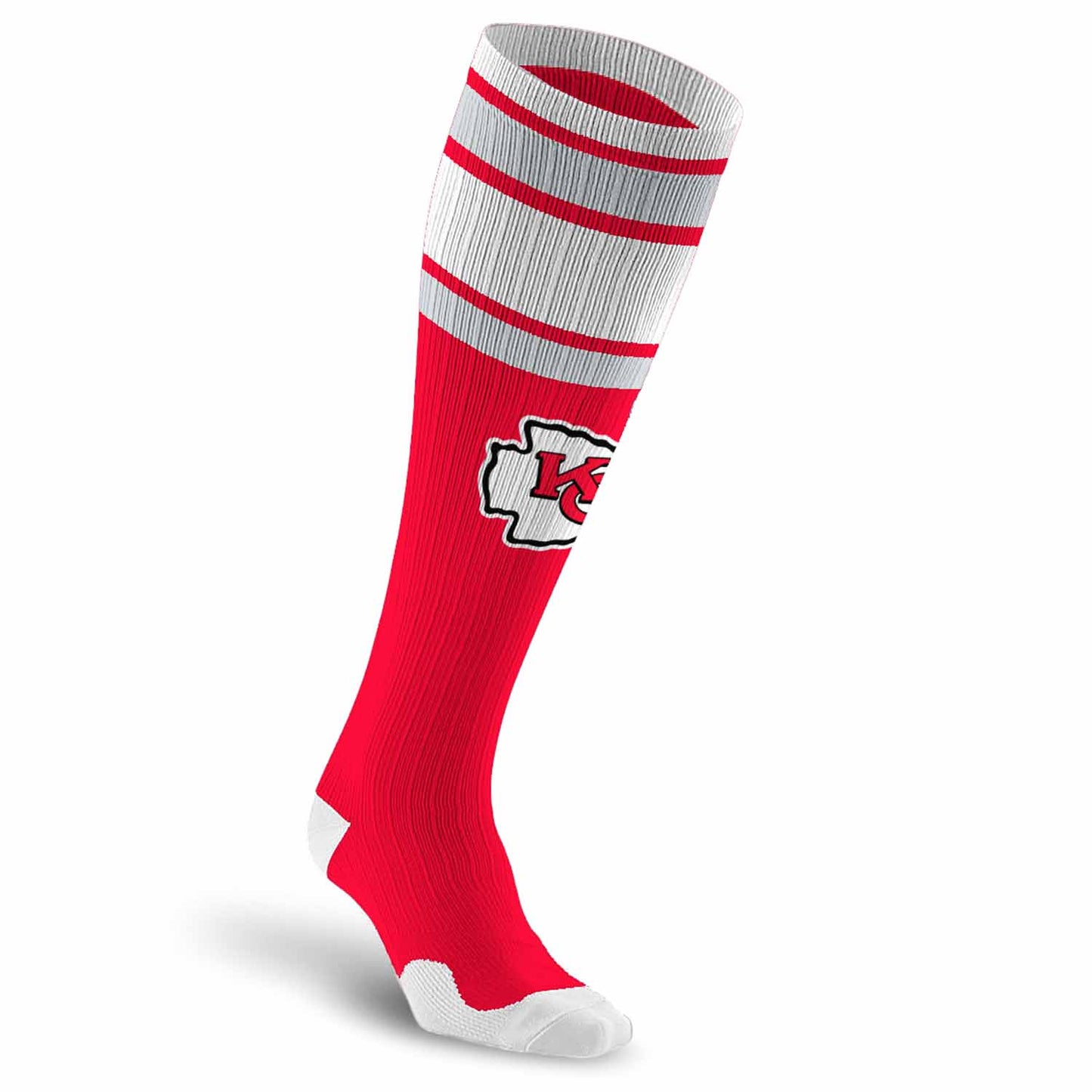Kansas City Chiefs NFL Adult Compression Socks - Red