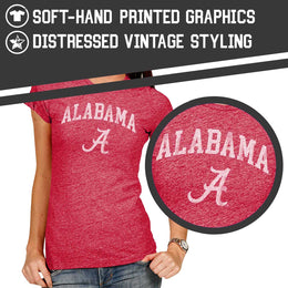 Alabama Crimson Tide University Women's T-Shirt  - Crimson