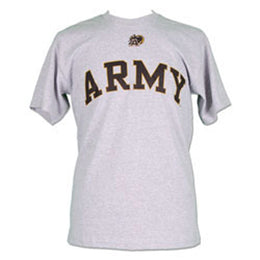 Army Black Knights  Icon and Arch Short Sleeve T-shirt - Gray