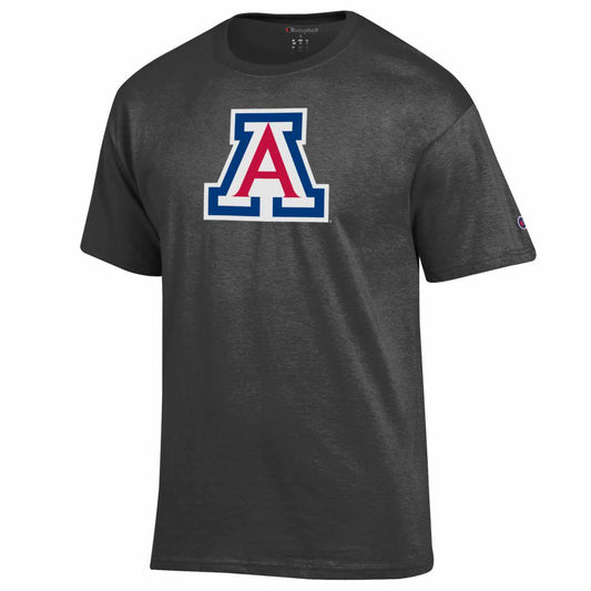 Arizona Wildcats Champion Adult NCAA Soft Style Mascot Tagless T-Shirt - Charcoal
